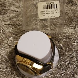 Bland and gold Geneva platinum watch